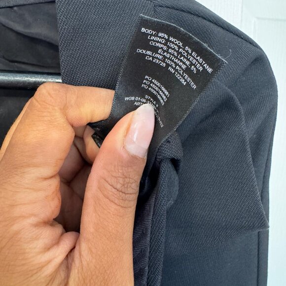 Aritzia Babaton Agency Pant - City Wool, Black Size 0 - Picture 7 of 10